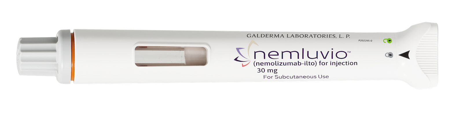 NEMLUVIO® single dose, prefilled, dual chamber pen.